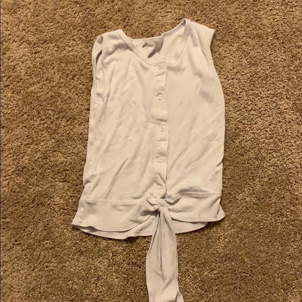 White tank top